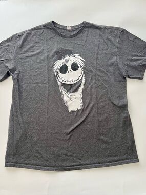 Mens XL Nightmare before christmas santa jack skellington shirt